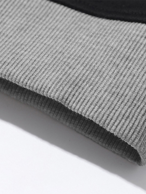 Herren-Sweatshirt mit Raglanärmeln aus Leder-2