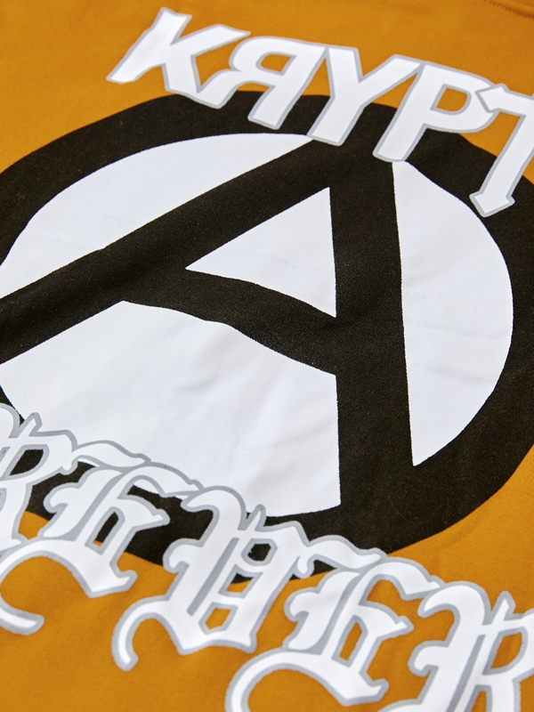 Übergroßer Kapuzenpullover mit durchgehendem Reißverschluss und Hip-Pop-Print für Herren-2