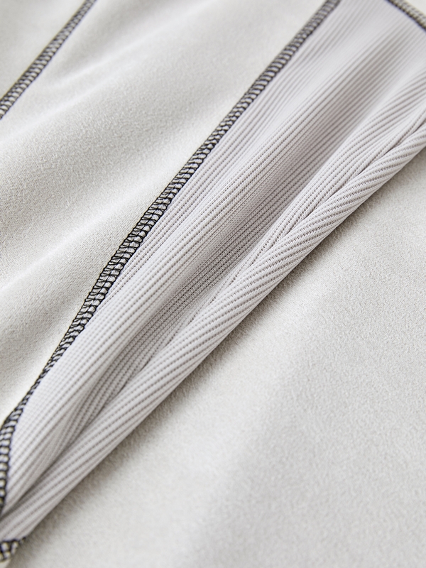 Herren-Langarm-T-Shirt mit Distressed-Stitch-Detail und Splice-Motiv-3