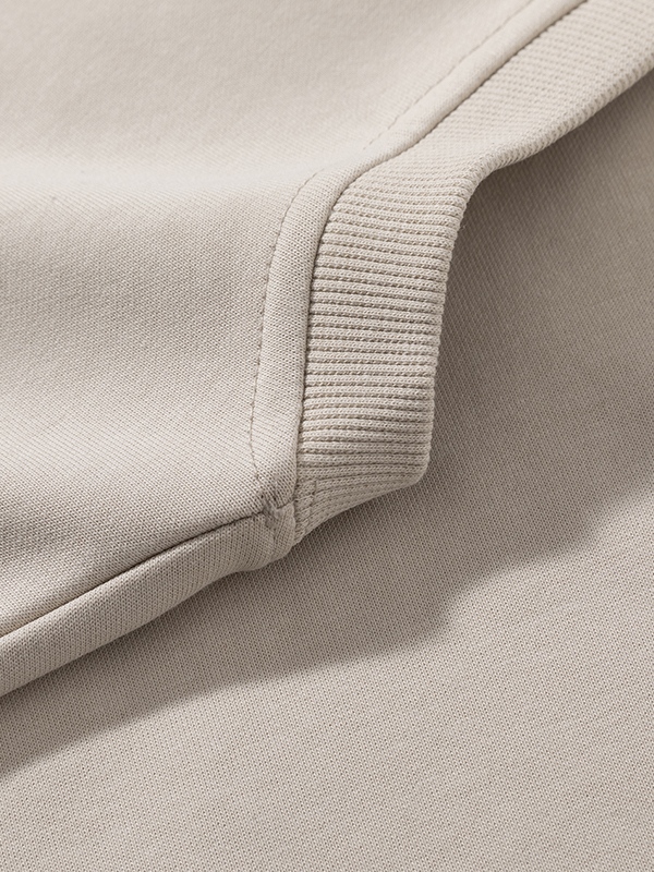 Einfarbiges Herren-Sweatshirt aus bequemer Baumwolle mit Rundhalsausschnitt-3