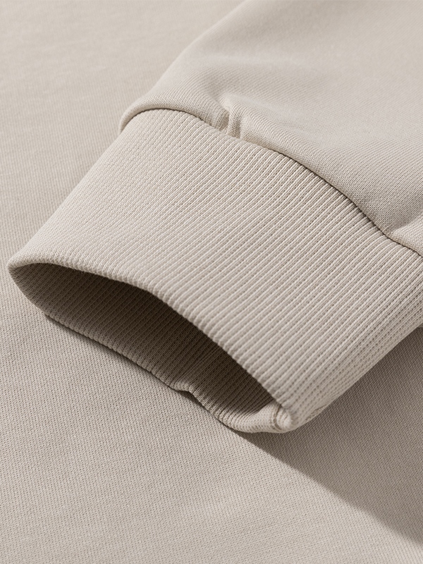 Einfarbiges Herren-Sweatshirt aus bequemer Baumwolle mit Rundhalsausschnitt-4