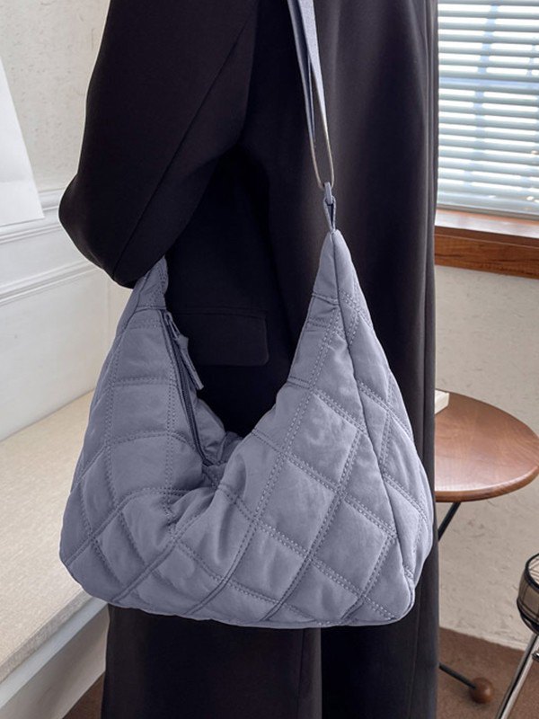 Gesteppte, gepolsterte Umhängetasche-1