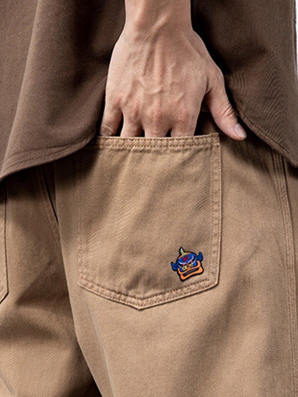 Lässige Cargohose mit geradem Bein für Herren-3