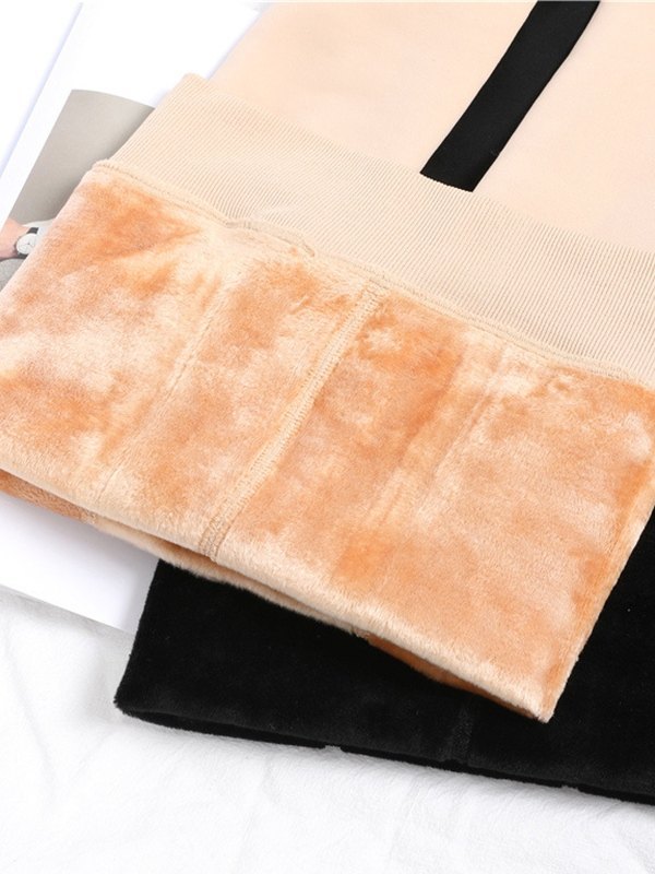 Winter-Strumpfhose mit dickem, warmem Fleece-Futter-4
