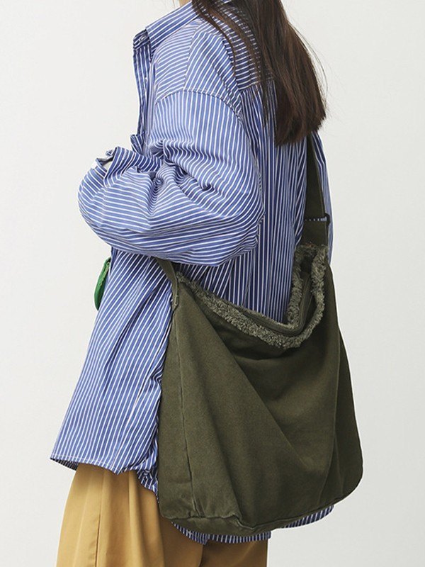 Große Umhängetasche mit Fransenbesatz-1