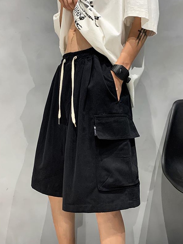 Lässige lockere Cargo-Shorts für Herren-4