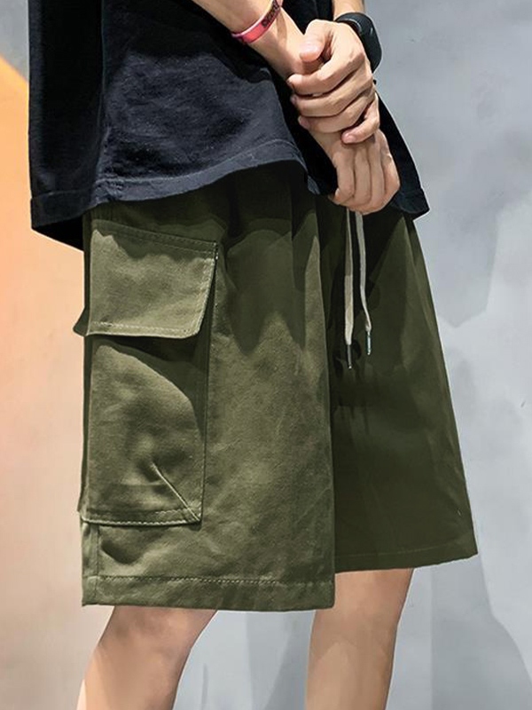 Lässige lockere Cargo-Shorts für Herren-1