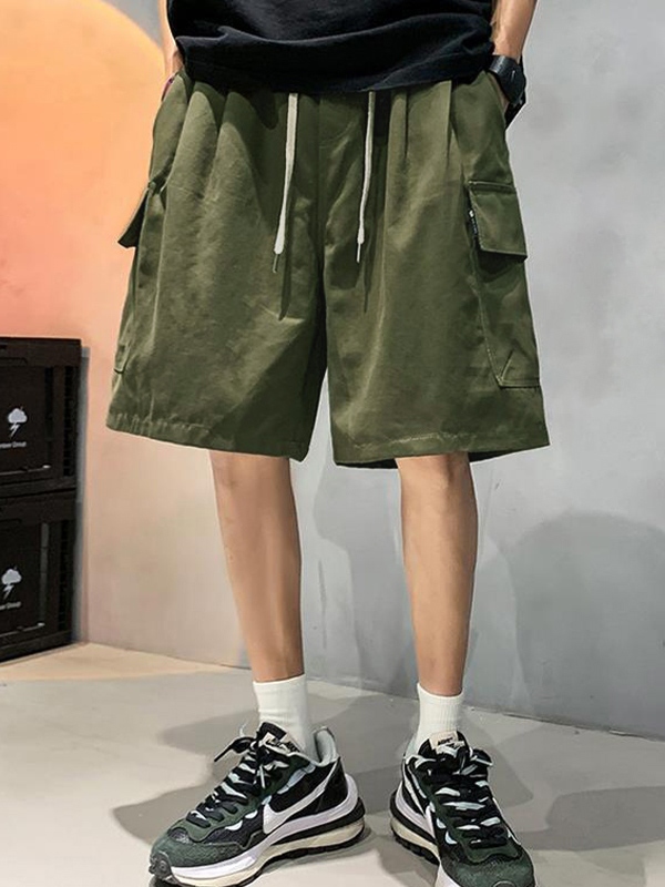Lässige lockere Cargo-Shorts für Herren-2