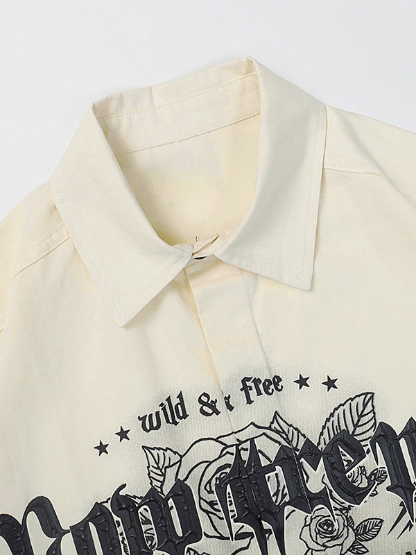 Herren-Punk-Grafik-Button-Down-Hemd-2