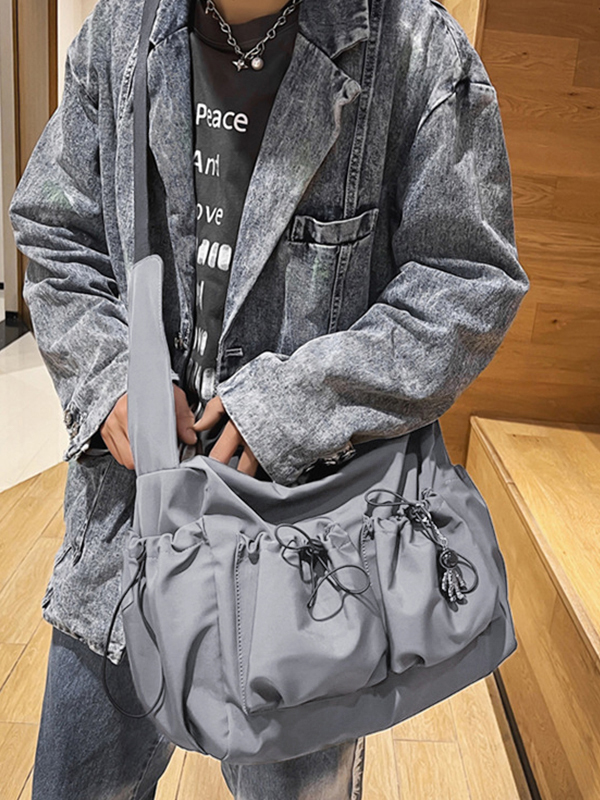 Einfarbige Umhängetasche für Werkzeuge-3