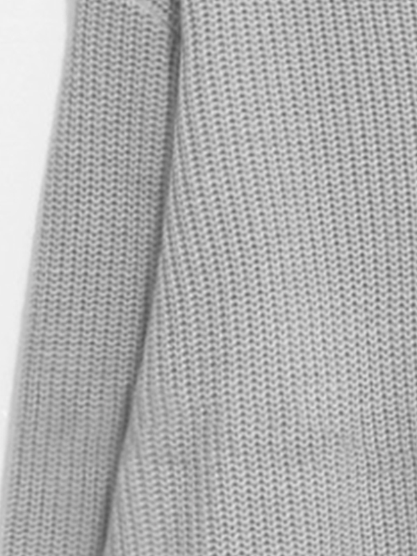 Herren-Strickpullover mit halbem Reißverschluss und Revers-4