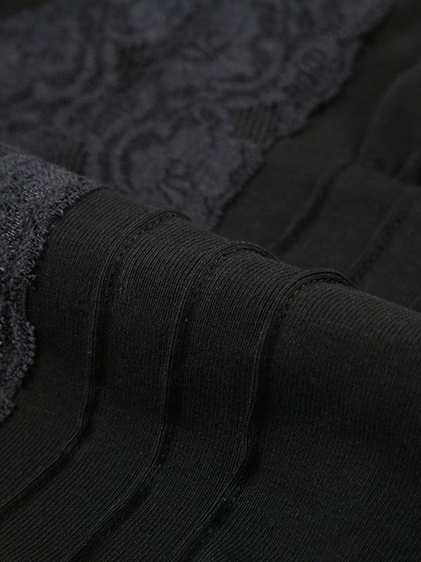 Camisole-Top mit V-Ausschnitt und Spitzenstickerei-5